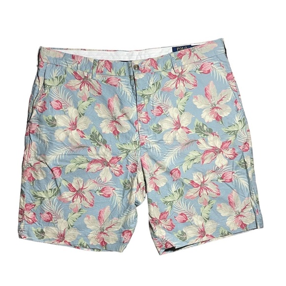 Men's Polo Ralph Lauren Tropical Floral Shorts Size 38 Classic Fit NWOT